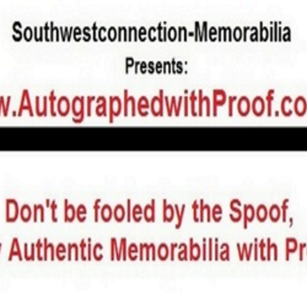 Meet your Posh Ambassador, Southwestconnection-Memorabilia Authentic Autographs